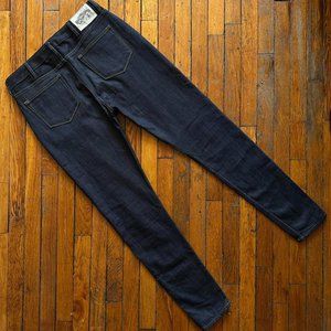 Railcar Finegoods Monrovia USA Men Navy Blue Japanese Selvage Denim Skinny Jeans